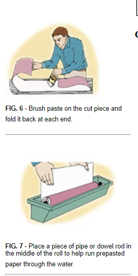 CUTTING AND HANGING PAPER