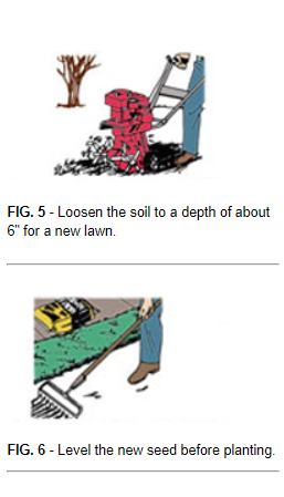 STARTING A NEW LAWN