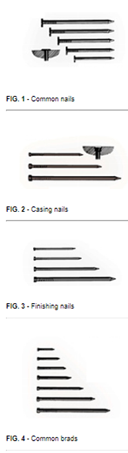 SELECTING THE PROPER NAIL AND USING IT CORRECTLY