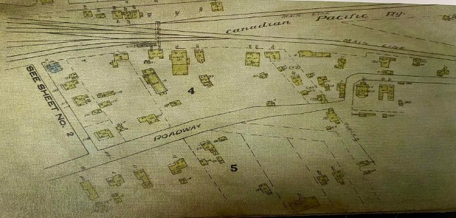 Old Map Of McAdam 