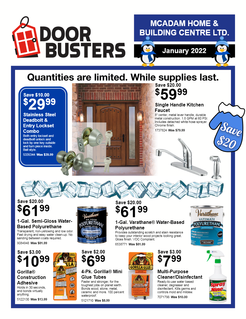 January Door Buster Page one 